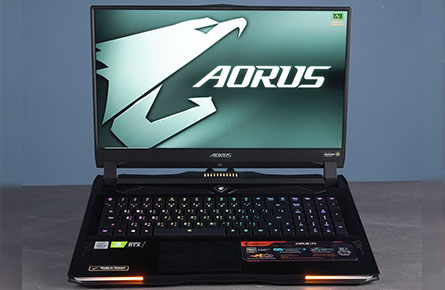 GIGABYTE AORUS 17X YB 專業電競筆電開箱測試 / i9-10980HK、RTX 2080 SUPER、雙 330W 變壓器供電