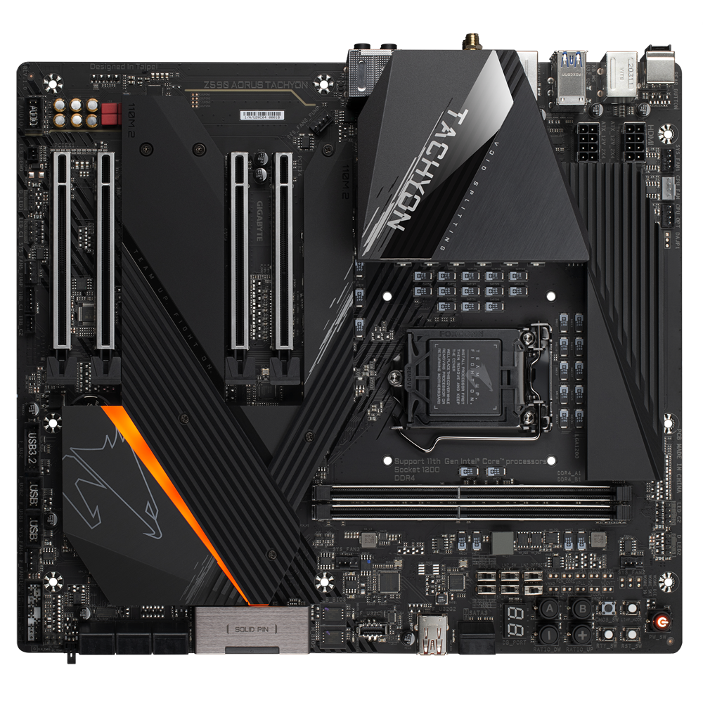 GIGABYTE AORUS Z590 / B560 マザーボード新製品5型番および SSD 2型番