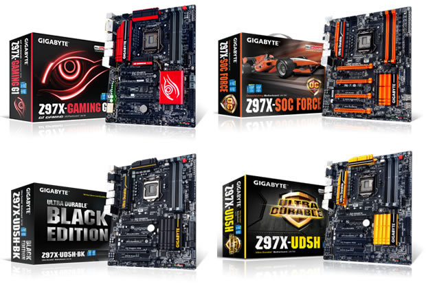 GIGABYTE Launches Full Range of 9 Series Z97 and H97 Motherboards