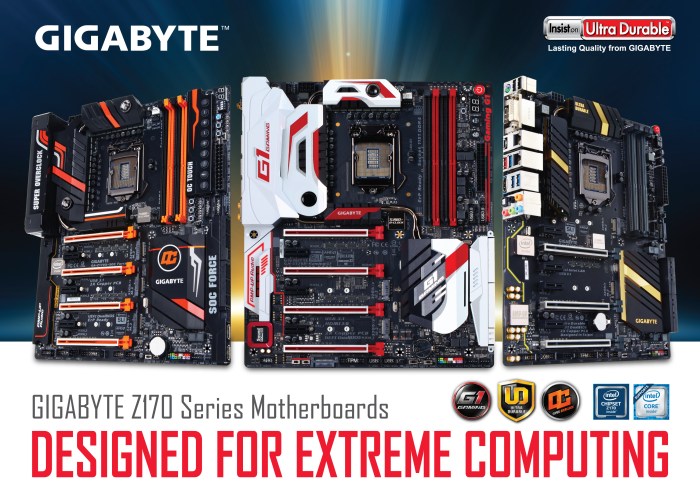 gigabyte ultra durable motherboard servers