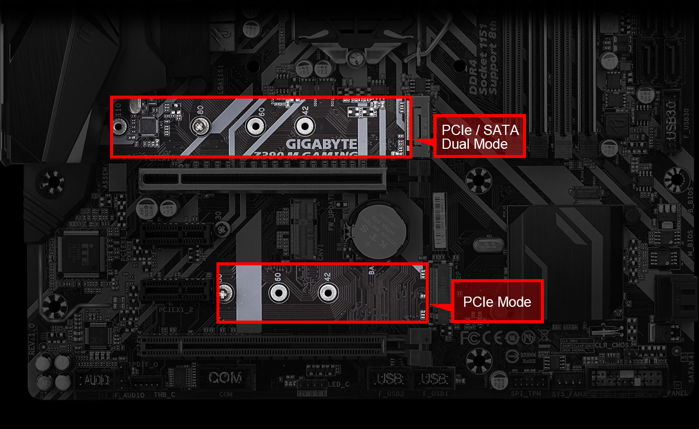 Micro ATX マザーボード Z390 GIGABYTE M GAMING