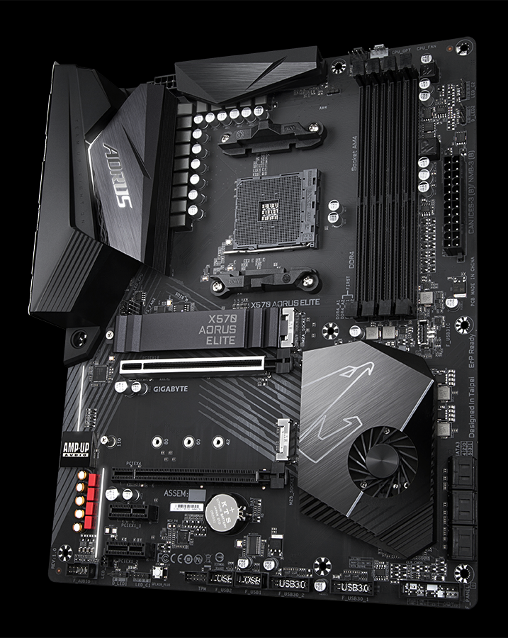 【美品】マザーボード_X570 AORUS ELITE (rev. 1.0)