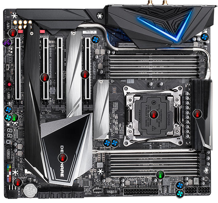 X299X DESIGNARE 10G (rev. 1.0) 主な特徴 | マザーボード X299X DESIGNARE 10G (rev. 1.0) 主な特徴 | マザーボード