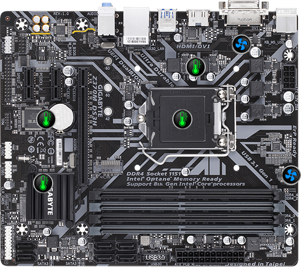 難ありマザボ　GIGABYTE　H470M DS3H　LGA1151 GIGABYTE H470M DS3H LGA 1200 Intel H470 Micro ATX Intel