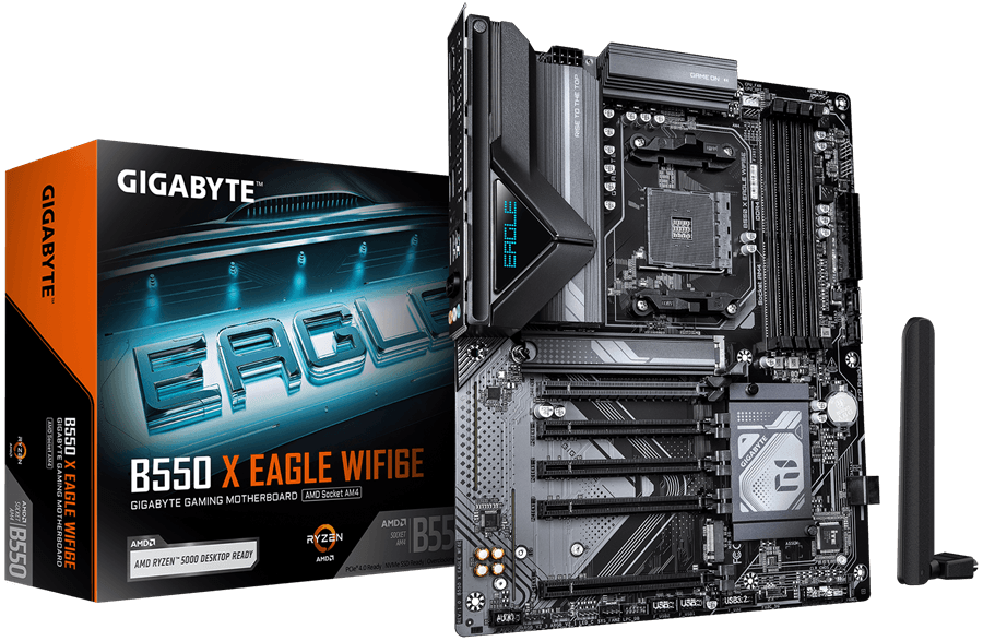 GIGABYTE AMD B550 X EAGLE ATX マザーボード発売 - GIGABYTE Japan