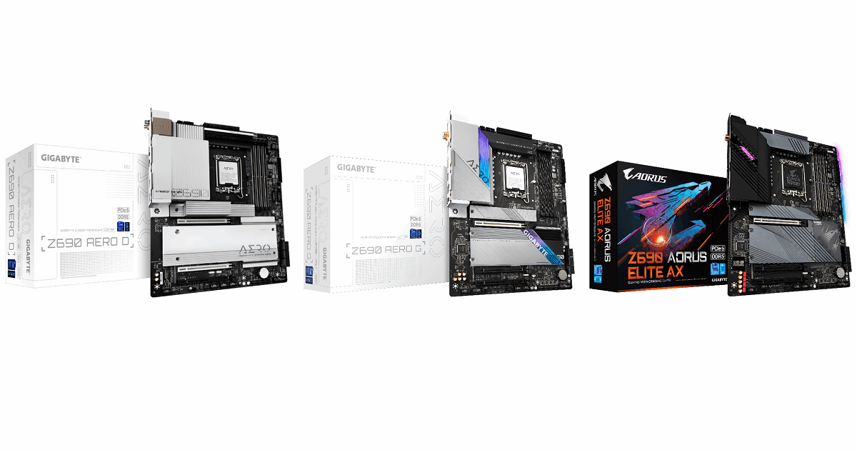 GIGABYTE AERO & AORUS Z690 マザーボード発売 | ニュース - GIGABYTE