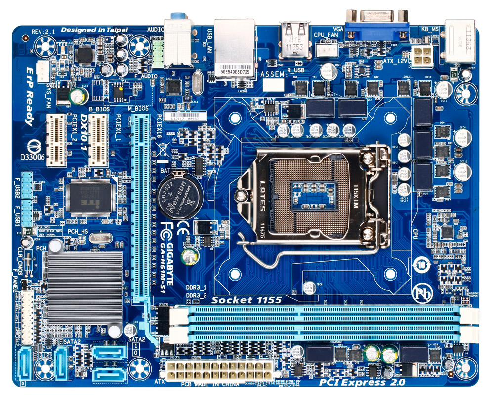 GA-H61M-S1 (Rev. 2.1) | Motherboard - GIGABYTE Laos
