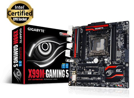 GA-X99M-Gaming 5 (rev. 1.0) GA-X99M-Gaming 5 (rev. 1.0)