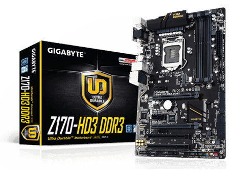 GA-Z170-HD3 DDR3 (rev. 1.0) GA-Z170-HD3 DDR3 (rev. 1.0)