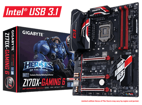 GA-Z170X-Gaming 6 (rev. 1.0) GA-Z170X-Gaming 6 (rev. 1.0)
