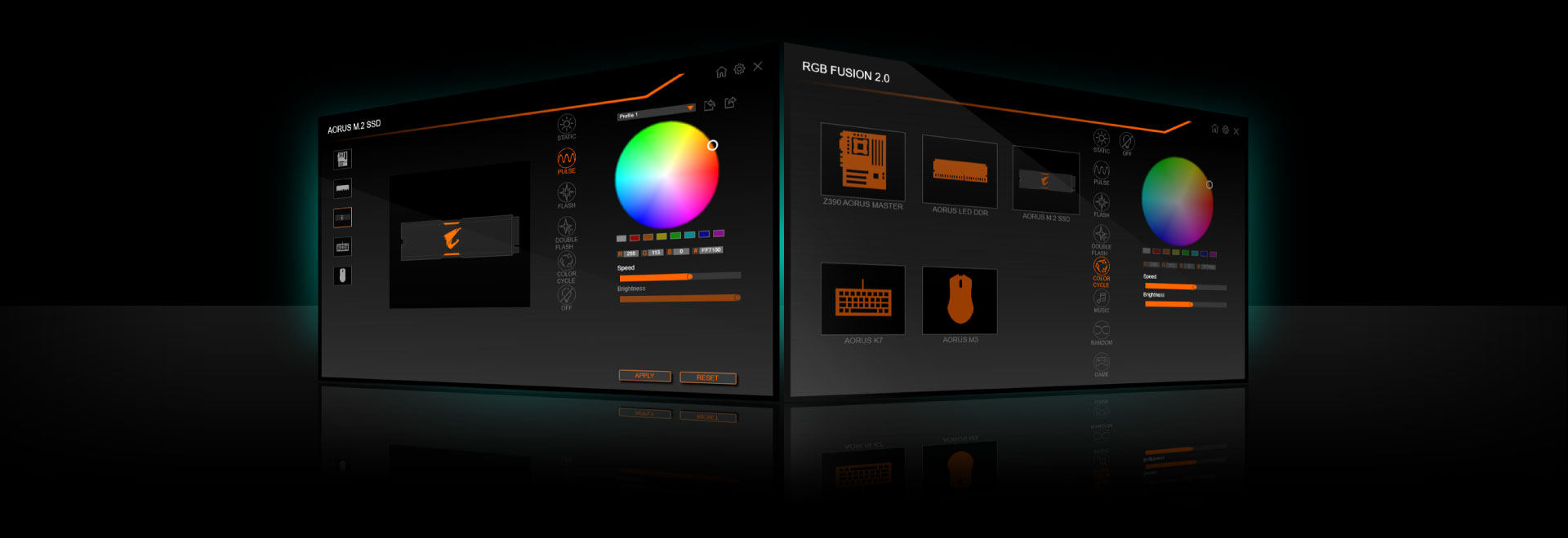 SSD-накопитель M.2 NVMe 256Гб Gigabyte AORUS RGB 4