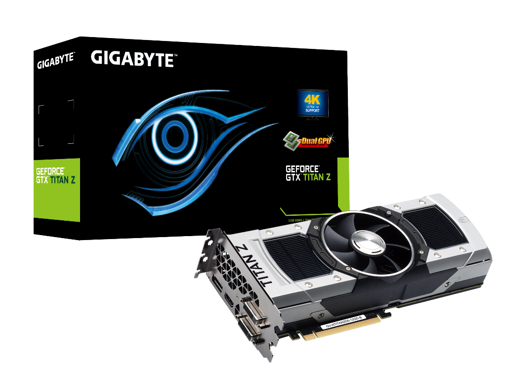 GIGABYTE Launches Ultimate Powerful GeForce® GTX TITAN Z, Dual-GPU Gaming Graphics Card | News - GIGABYTE Belarus