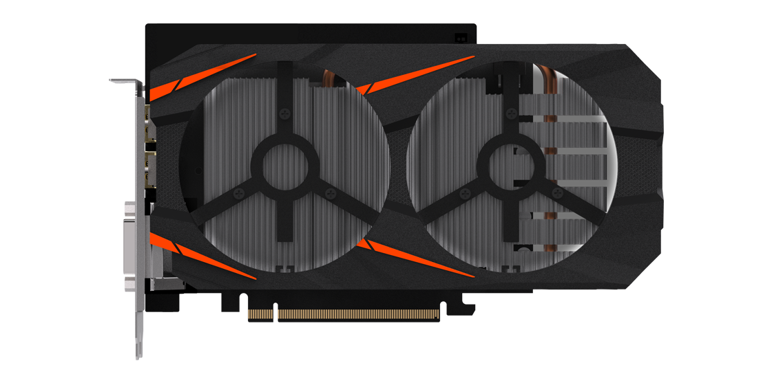 GeForce GTX 1060 WINDFORCE 2X OC D5X 6G Key Features Ekran