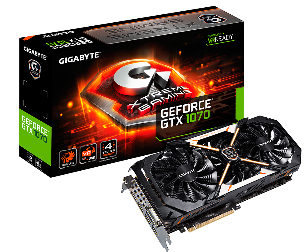 Gigabyte GeForce GTX 1070 Xtreme Gaming 8GB