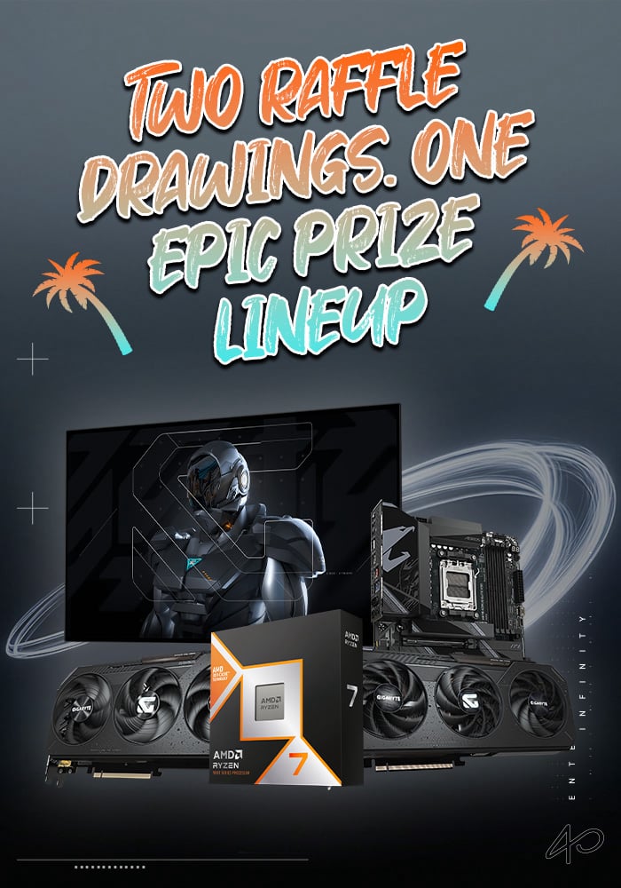 AORUS Summer Fest raffle prizes