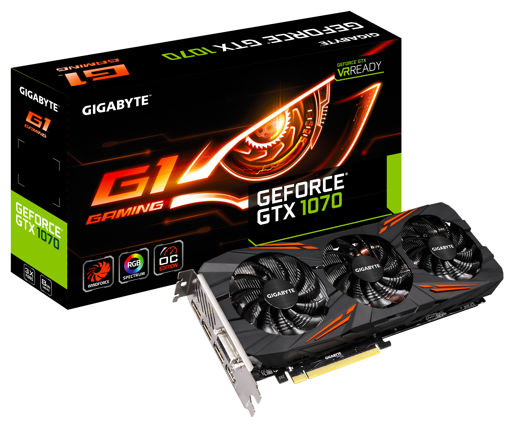 GIGABYTE Releases GeForce® GTX 1070 G1 GAMING Graphics Card | News 