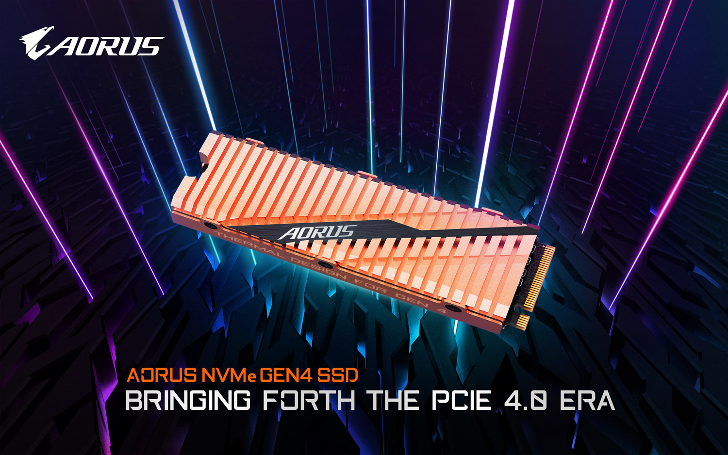 tiltrækkende Bolt Ideel GIGABYTE Releases The AORUS NVMe Gen4 SSD Bringing Forth The PCIe 4.0 Era |  News - GIGABYTE Global