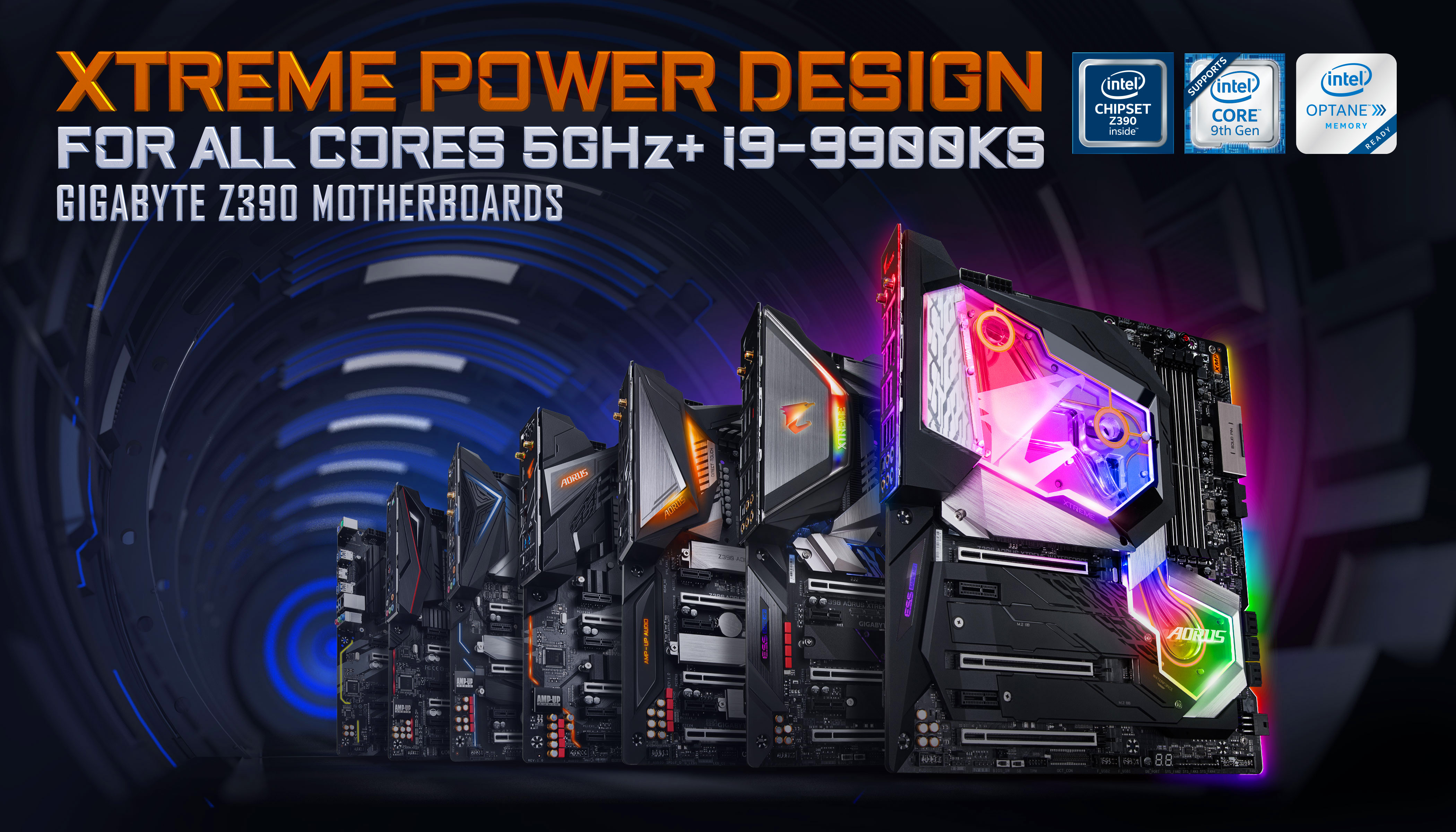 GIGABYTE Z390 Motherboards With AORUS AIO Coolers Are Ready For