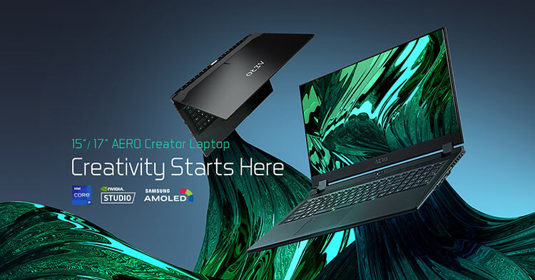 The Raging Battle of OLED GIGABYTE AERO Laptops Dominate with the