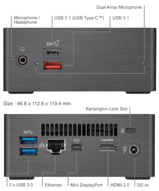 Gigabyte Brix Comparison Chart