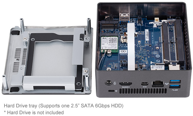 Gigabyte Technology Barebone GBT BRIX GB-BLCE-4105 Kit CEL 4105/2XDDR4/MDP/HDMI 