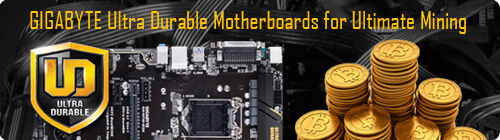 New GIGABYTE GA-H110-D3A DDR4 LGA 1151 H110 6GPU MINING MOTHERBOARD