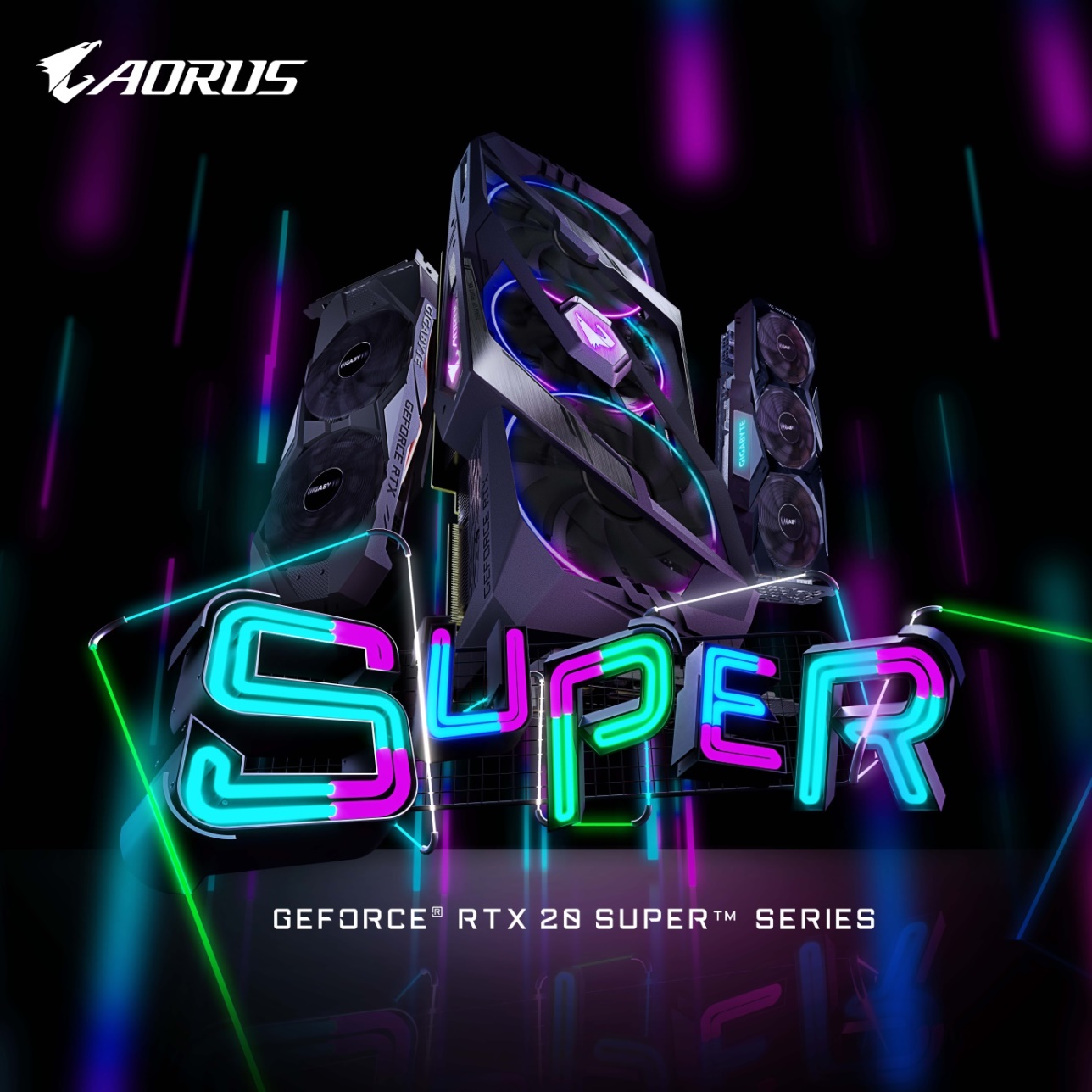 SUPER COMING ! GIGABYTE First UnveilsGeForce® RTX 20 SUPER™ graphics card | News - GIGABYTE Global