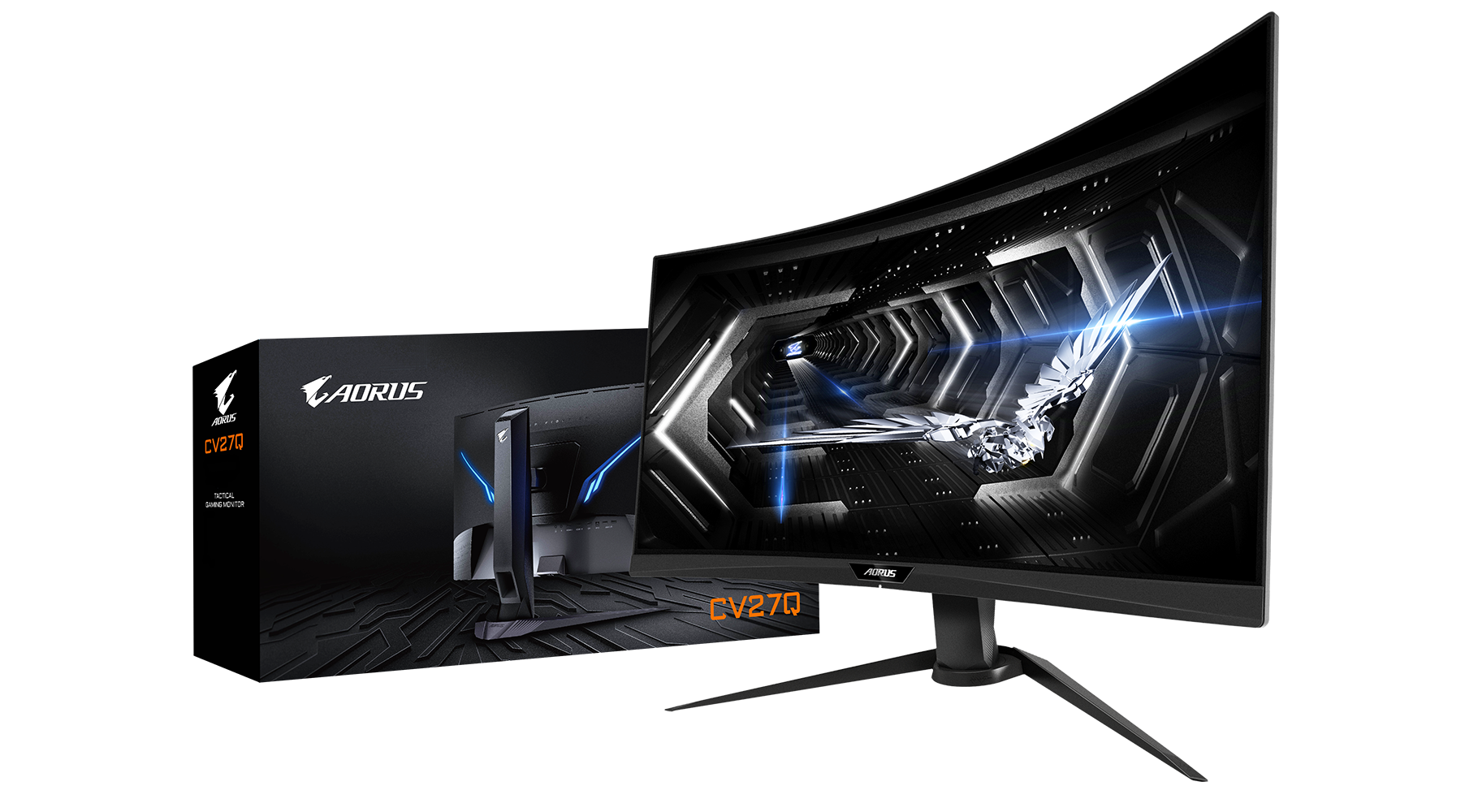 World's 1st Black Equalizer Tactical Monitor AORUS CV27Q Lauched! | News - GIGABYTE Global