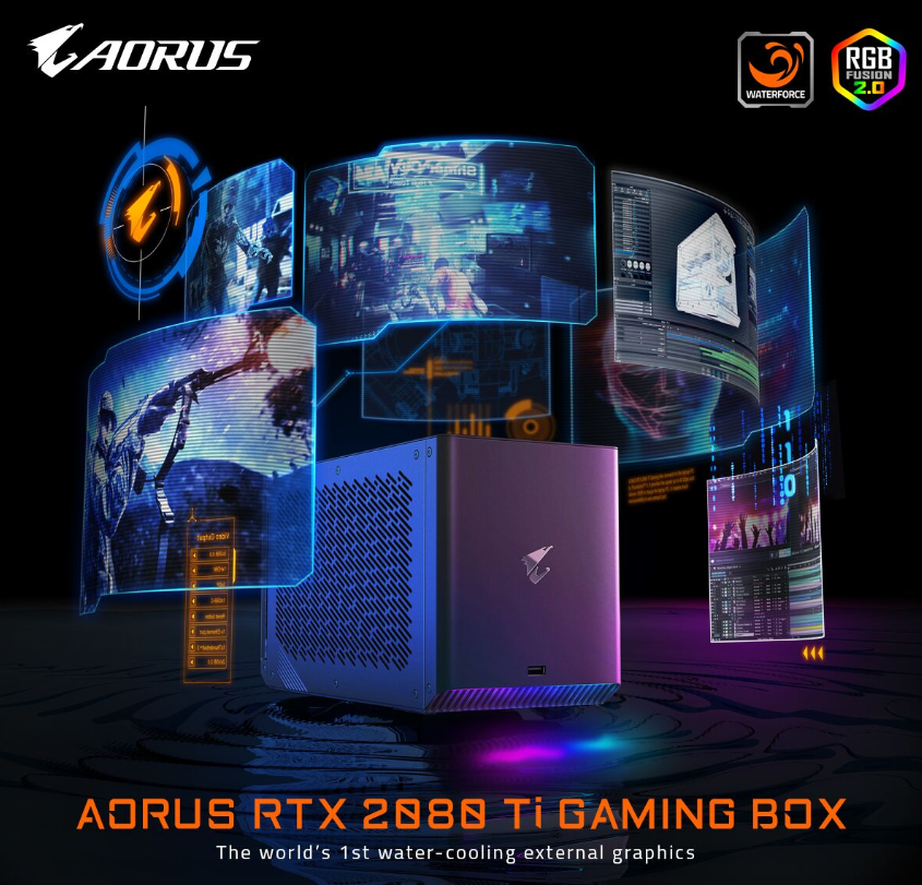 Frisør betalingsmiddel mulighed GIGABYTE Releases AORUS RTX 2080 Ti Gaming Box | News - GIGABYTE Global