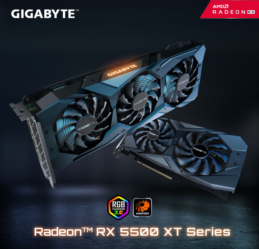 GIGABYTE Unveils Radeon™ RX 5500 XT graphics card | News ...