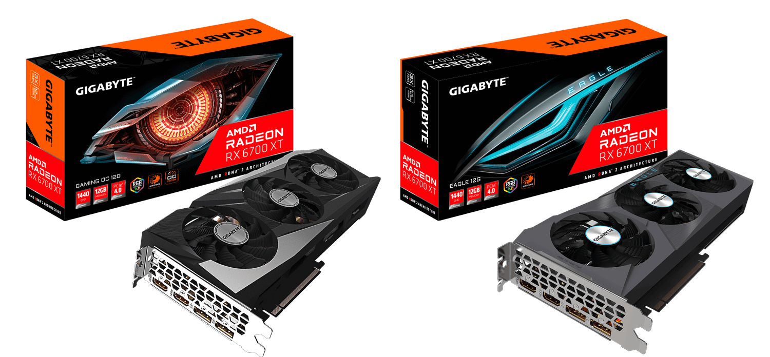 GIGABYTE Launches Radeon™ RX 6700 XT series graphics cards