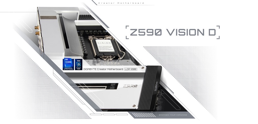 セット割】GIGABYTE Z590 Vision D-