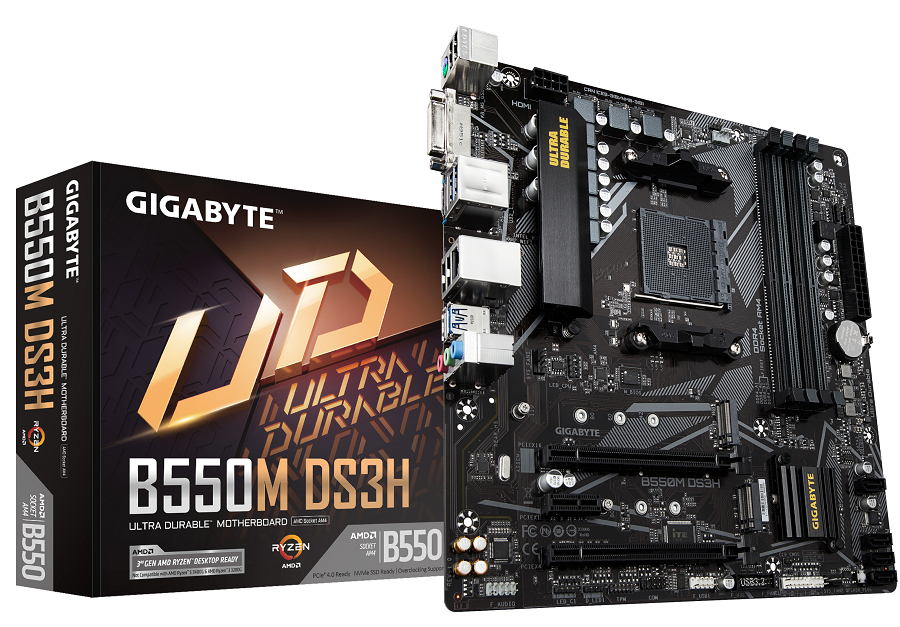 GIGABYTE B550M DS3H マザーボード新製品発売 | ニュース - GIGABYTE Japan