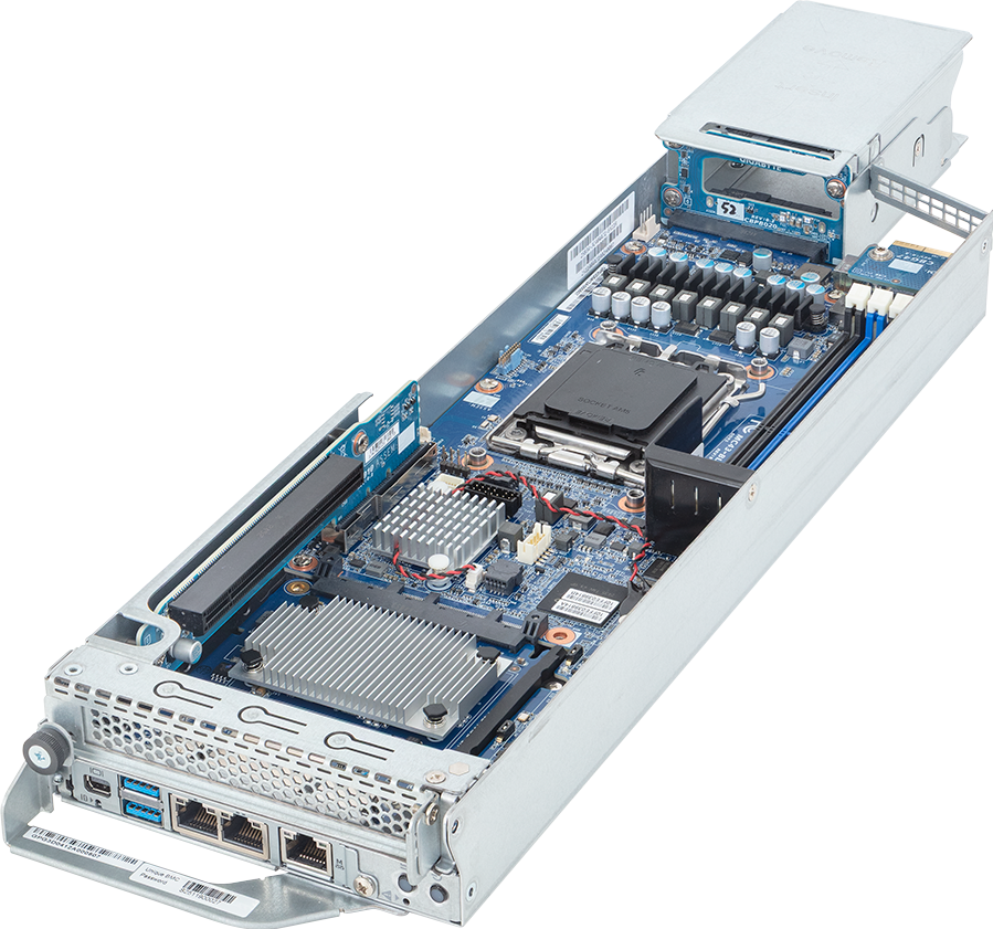 Blade Server - AMD EPYC™ 4005 & Ryzen™ 9000 - 3U 10-Node UP 20-Bay Gen5 NVMe/SATA - B343-C40-AAJ2