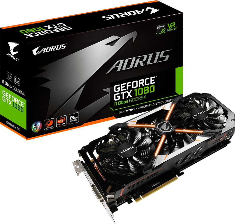 Graphics Card - AORUS GeForce® GTX 1080 8G 11Gbps