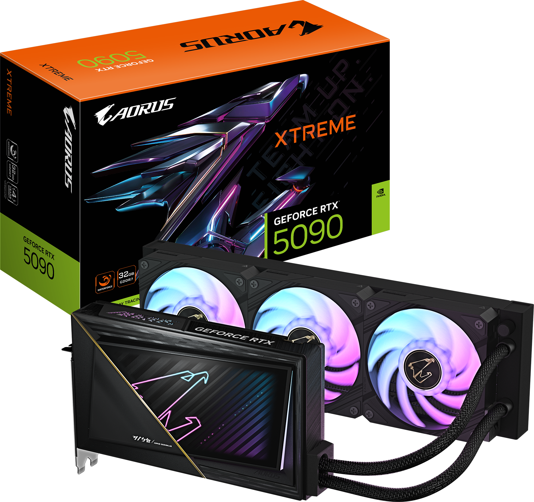 AORUS GeForce RTX™ 5090 XTREME WATERFORCE 32G