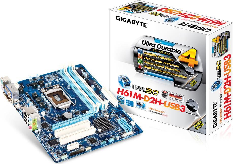 Základné dosky - GA-H61M-D2H-USB3