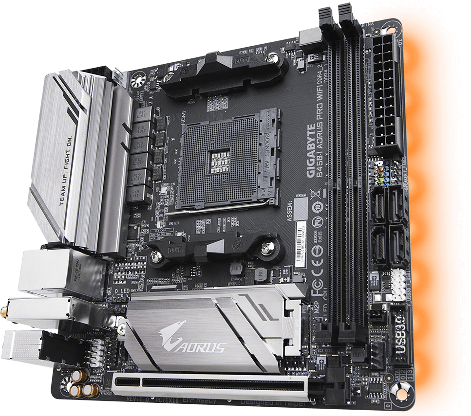 GIGABYTE B450I AORUS PRO WIFI ITX マザーボード B450 I AORUS PRO WIFI (Rev. 1.0) - GIGABYTE Japan