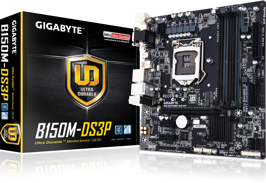 Системные платы - GA-B150M-DS3P