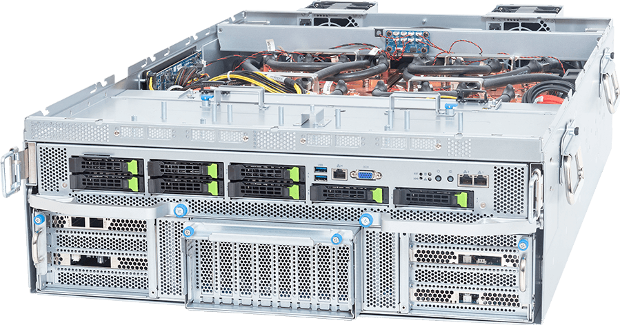 ORV3 GPU Server - AMD EPYC™ 9005/9004 Server Processors - 4OU, DP, AMD Instinct™ MI355X, DLC - TO46-ZX1-LA04