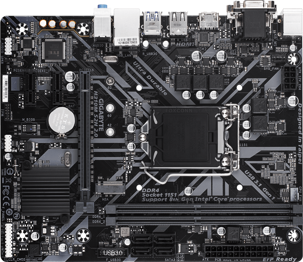 H310M S2H 2.0 (Rev. 1.0) - GIGABYTE Japan