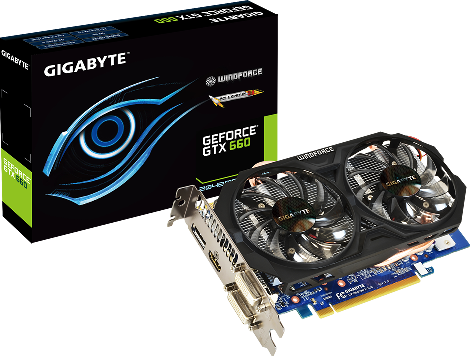 Tarjetas de Video - GV-N660WF2-2GD