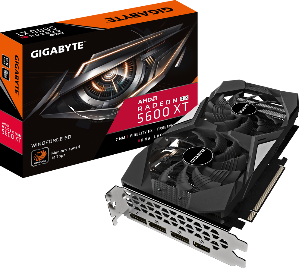 顯示卡 - Radeon™ RX 5600 XT WINDFORCE 6G