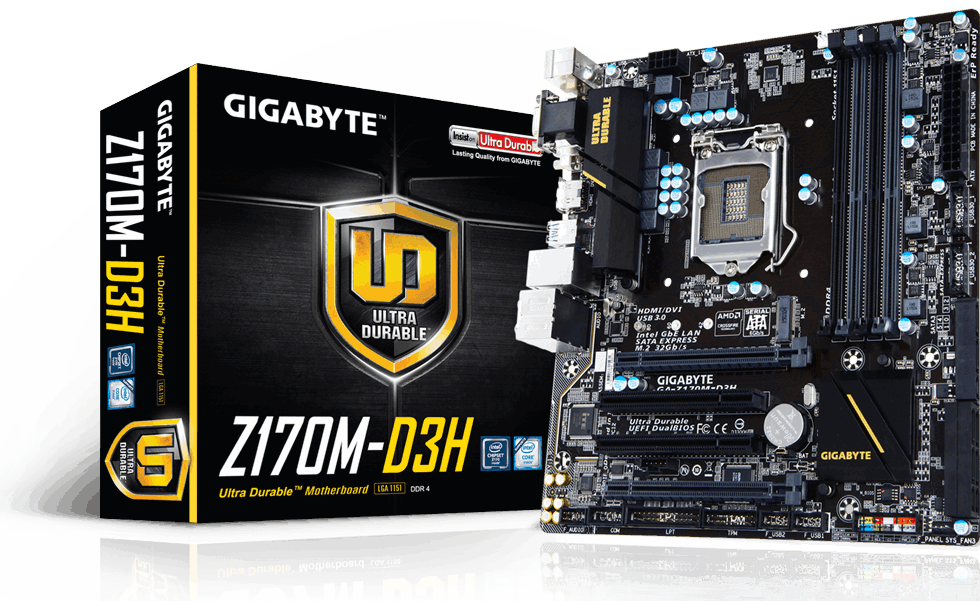 Motherboard - GA-Z170M-D3H