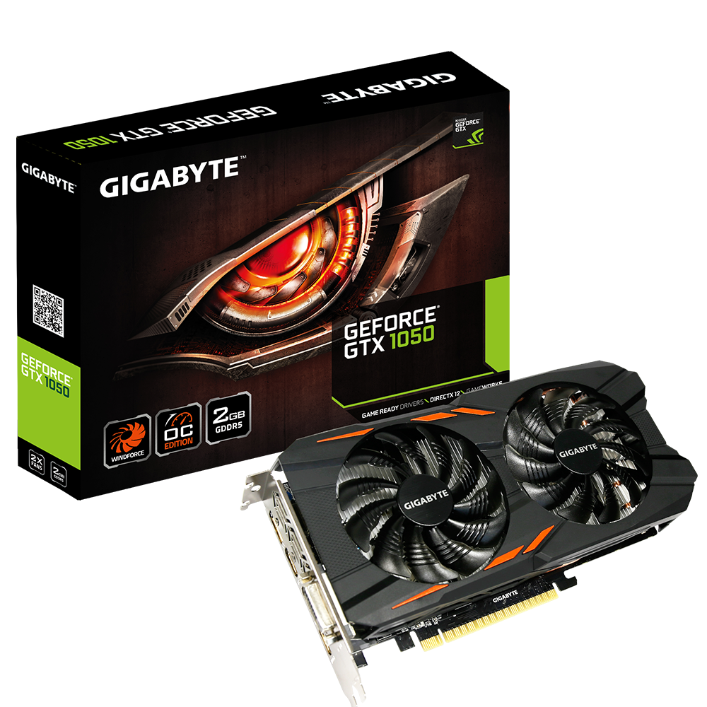 ギガバイト NVIDIA GeForce GTX 1050 2GB GeForce® GTX 1050 Windforce OC 2G - GIGABYTE Global