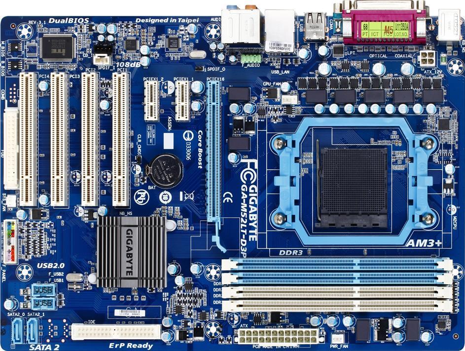 Motherboard - GA-M52LT-D3P