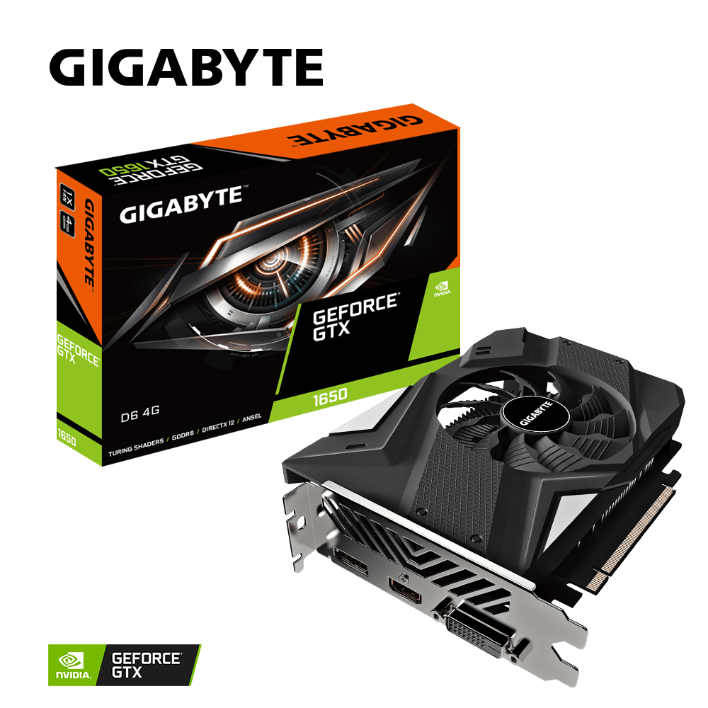 GeForce® GTX 1650 D6 4G (Rev. 2.0) - GIGABYTE Brazil