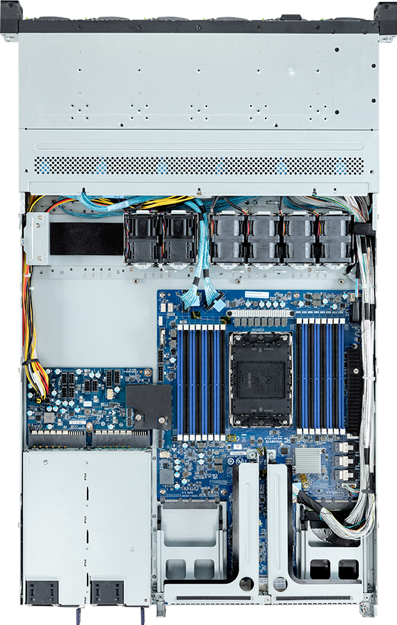 Rack Server - 5th/4th Gen Intel® Xeon® Scalable - 1U UP 12-Bay Gen5 NVMe/SATA/SAS-4 - R163-S35-AAC1