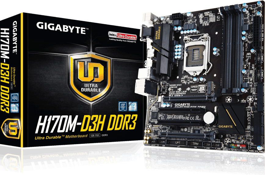 Motherboard - GA-H170M-D3H DDR3