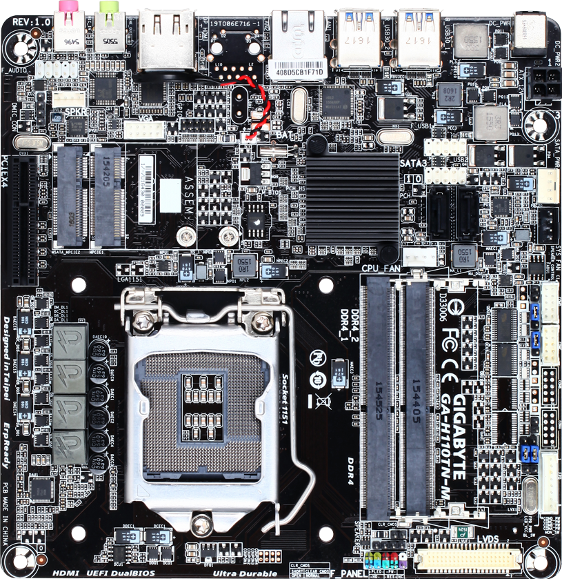 Motherboard - GA-H110TN-M